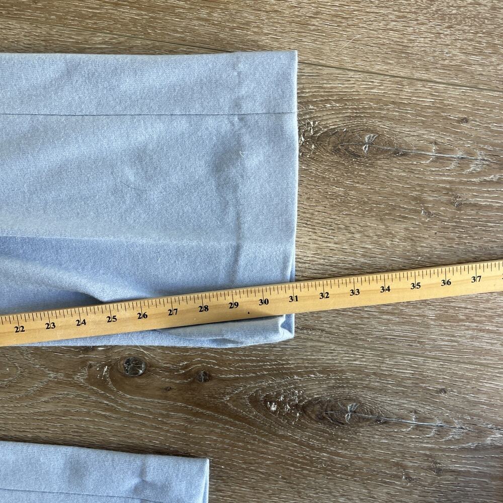 Banana Republic Women Sz 4 Wool Blend Wide Leg Trouser Pant Light Blue Stretch - Picture 5 of 13